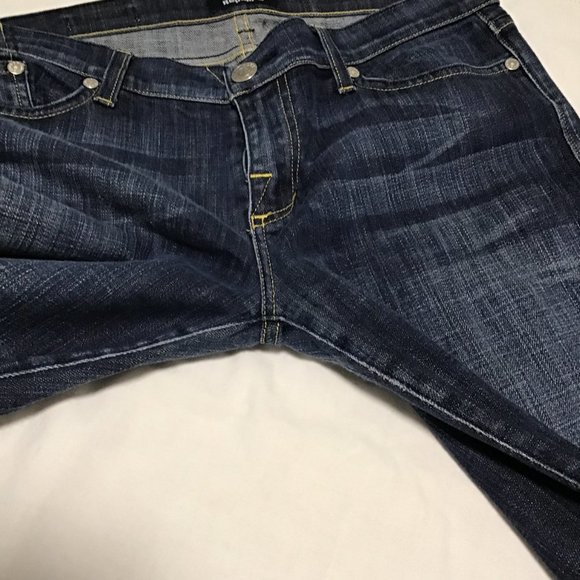 Rock & REPUBLIC Kasandra Midrise Mid Dark Bootcut Jeans Sz 32 - Picture 8 of 14